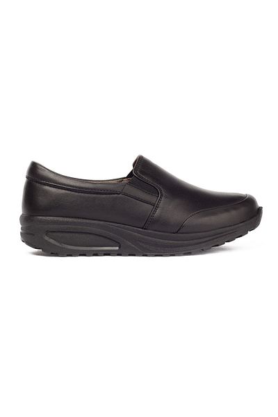 Barmea Genuine Leather Women's Daily Walking Shoes - 754 Black 2122