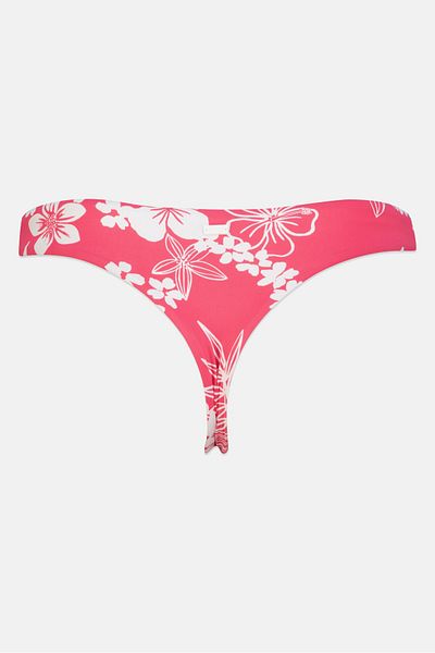 Roxy Women Floral Print Bikini Bottom, Fuchsia