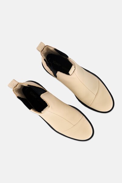 Toms Women Water Resistant Slip On Ankle Boots, Beige