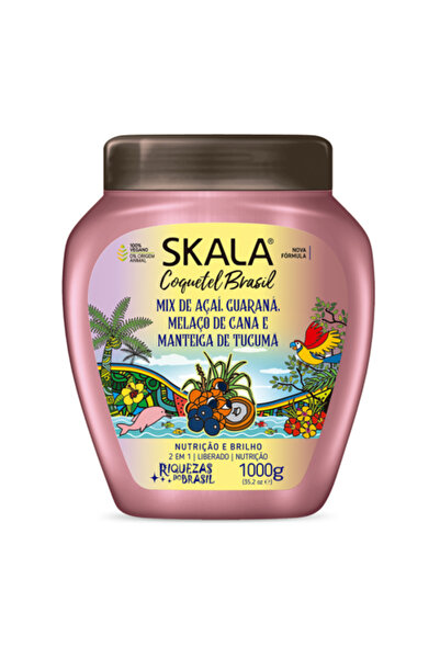 SKALA كريم معالجة الشعر كوكيتيل برازيل - 1000 جم