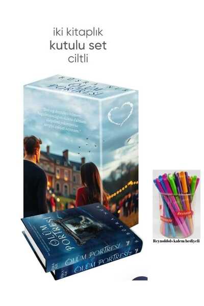 İndigo Kitap Ölüm Portresi 1 ve 2 Ciltli Kutulu Özel Set Renkli Kalem Hediyeli