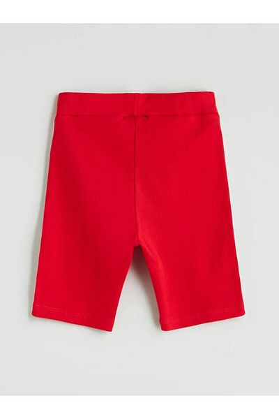 LC Waikiki Lcw Kids Red Elastic Waist Girls Short Tights