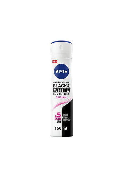 NIVEA Black & White Invisible Original Deodorant Spray For Women - 150ml