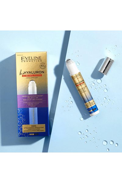 Eveline Cosmetics Eveline Bio Hyaluron Anti-Wrinkle Eye Gel Roll On - 15ml