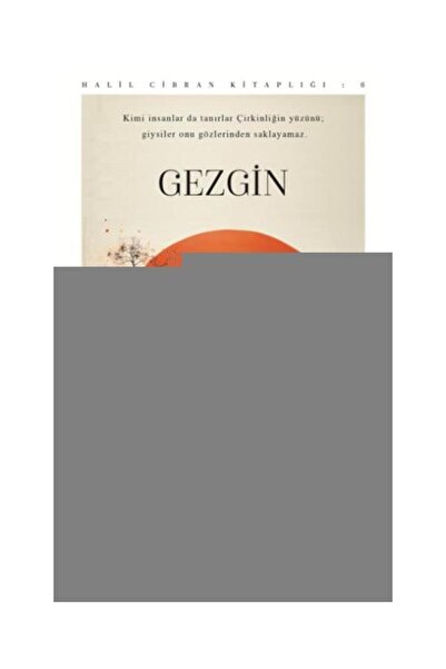 yüksel yayıncılık Gezgin / / Halil Cibran