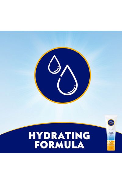 NIVEA Sun UV Face Shine Control SPF 50 Cream - 50ml