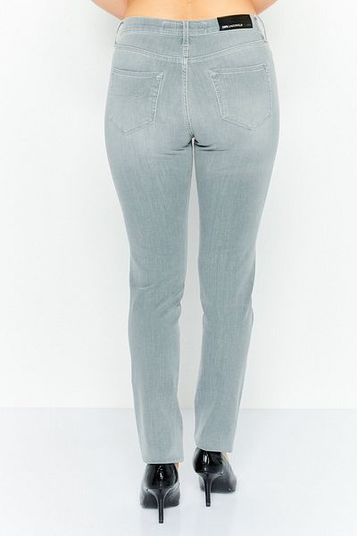 Karl Lagerfeld Women Skinny Fit High Waist Embellished Denim, Grey