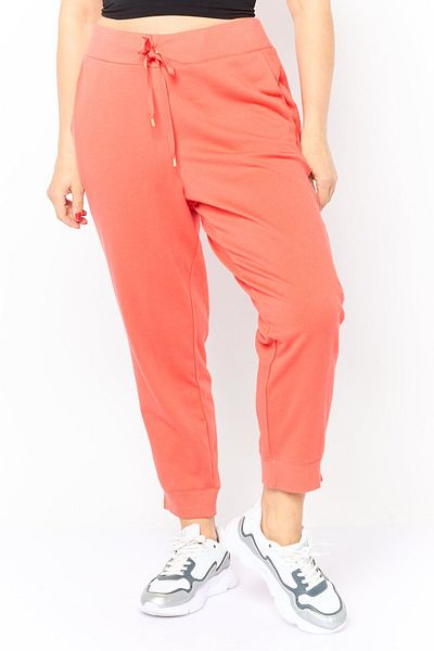 Ralph Lauren Women Regular Fit Solid Drawstring Pants, Orange