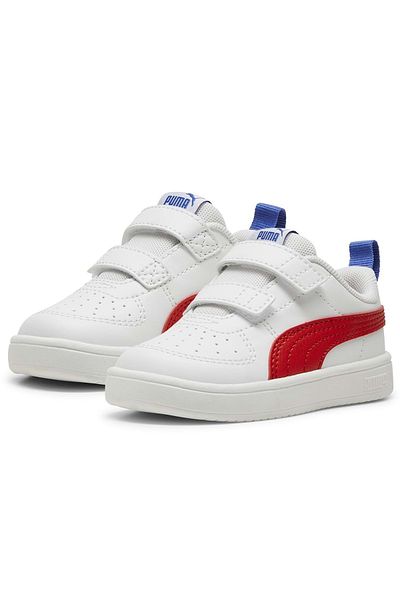 Puma Rickie V Inf 391328-37 Orthopedic Baby Sports Shoes White-Red