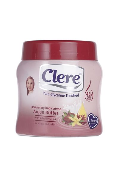 Clere Argan Butter Body Cream - 500ml