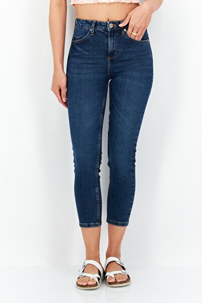 Miss Selfridge Women Petite Wash Stretchable Denim Jeans, Blue