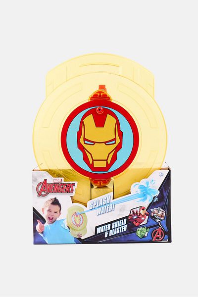 Marvel Avengers Iron Man Splash Water Blaster Shield