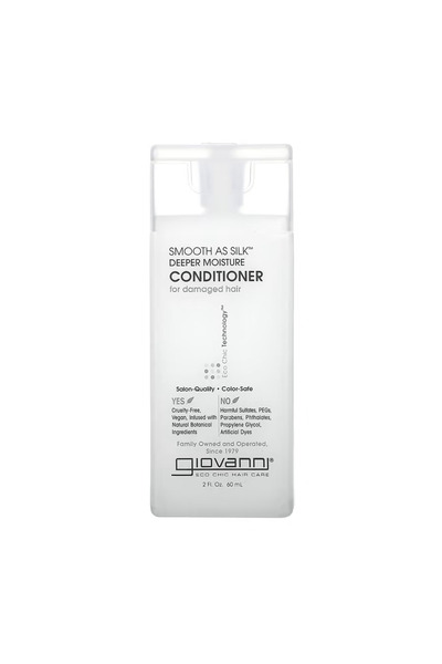 Giovanni Smooth As Silk Deeper Moisture Conditioner For Damaged Hair - 60ml