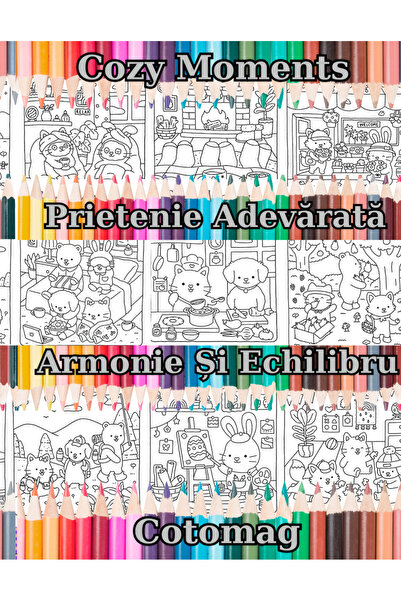 Co Βιβλίο ζωγραφικής Cozy Moments - Αληθινή φιλία - Αρμονία / Χαλάρωση για εν...