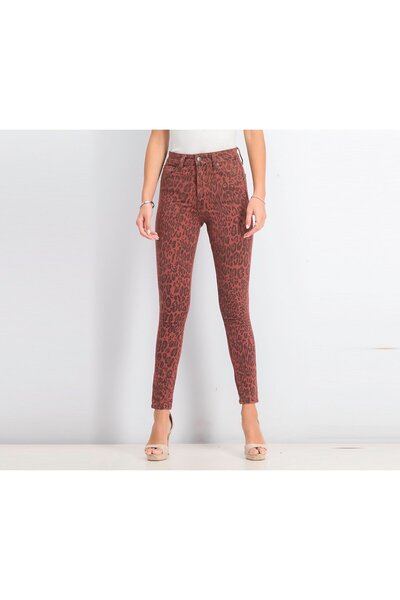 Joe's Women Charlie Printed Ankle Jeans, Brown