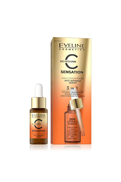 Eveline Cosmetics سيروم إيفلين سي سينسيشن فيتامين سي ٢٠٪ المضاد للتجاعيد - ١٨ مل