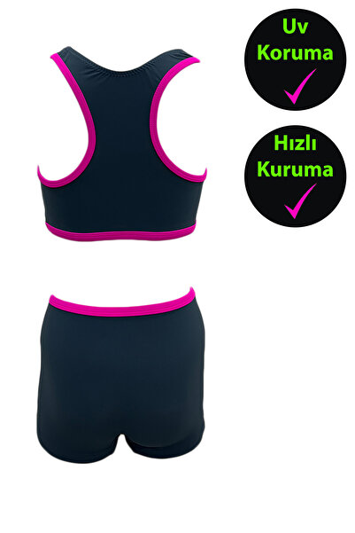 CUPSEA Swimmer Lycra Girl's Bikini Set - Shorts