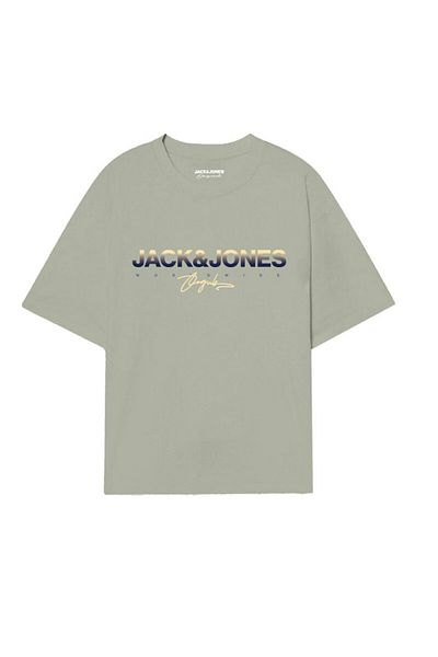 Jack & Jones Ανδρικό μπλουζάκι Jorcanggu Tee Ss Crew Neck Fst Ln 12281809-Celadonti
