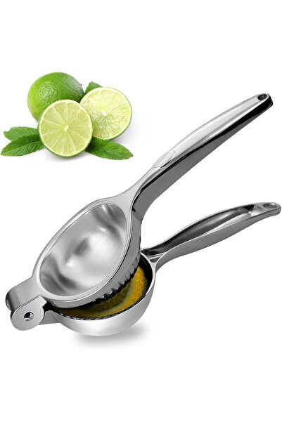 TARIK HOME Lemon Squeezer with Stainless Steel Sleeve - Citrus Press with Ergonomic Handle