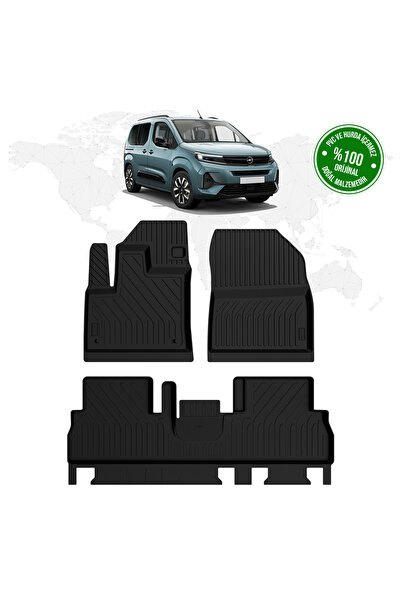 FA OTO AKSESUAR Opel Combo E 4D Premium Kokusuz Havuzlu Paspas 2024 Model Ve ...