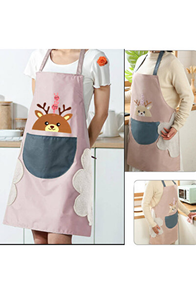 PUFO Deer kitchen apron, cooking apron, universal size