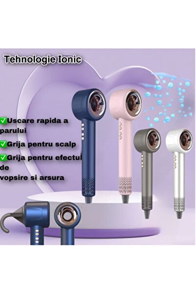 OEM Uscator par Profesional, Ionizare, 4 Accesorii, Putere 1600 W,, 4 Trepte De Temp.,3 Trepte Viteza