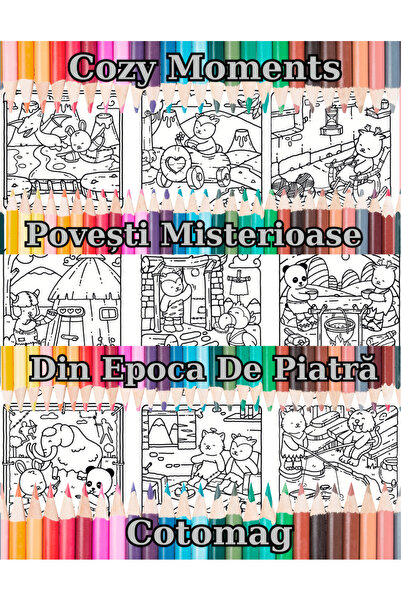 Co Βιβλίο ζωγραφικής Cozy Moments - Μυστηριώδεις ιστορίες - Από την εποχή του...