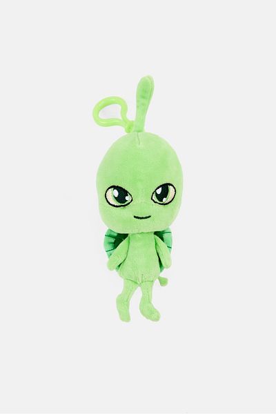 Miraculous Kwami Wayzz Turtle Clip-on Plush Toy