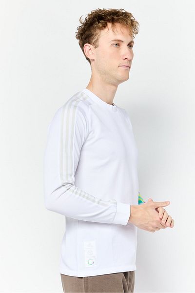 adidas Men Sportswear Fit Long Sleeves Training Sweatshirts, White