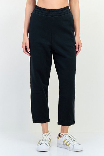 adidas Women Regular Fit Embroidered Logo Outdoor Sweatpants, Black