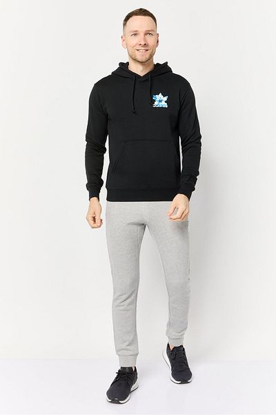 adidas Men Sportswear Fit Long Sleeves Training Hoodies, Black
