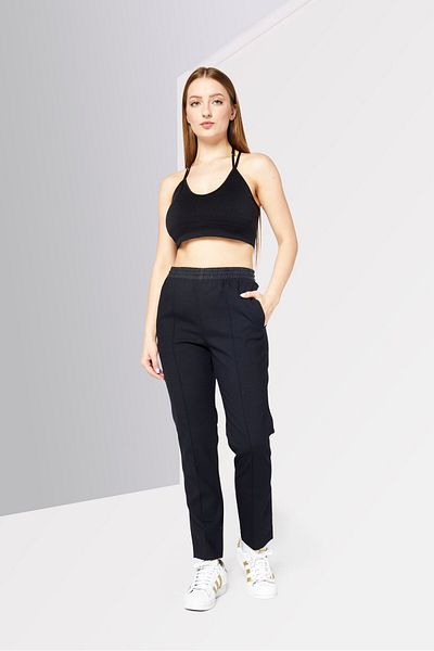 Lacoste Women Sportswear Fit Solid Outdoor Track Pants, Black