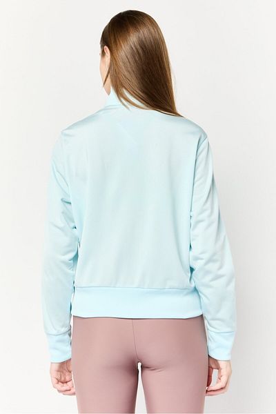 adidas Women Sportswear Fit Classic Firebird Training Track Jacket, Light Blue