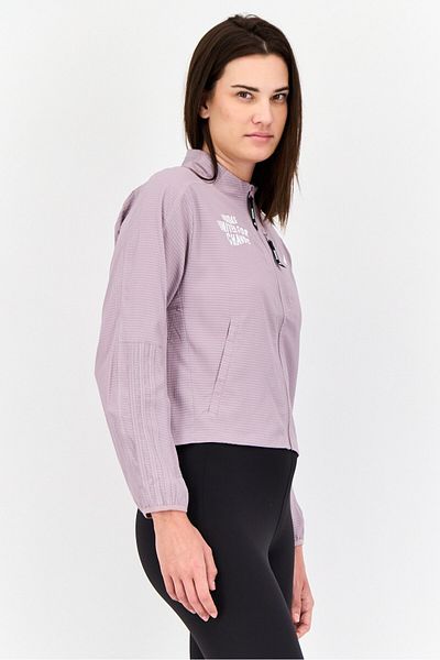 adidas Women Sportswear Fit Long Sleeves Running Jacket, Purple