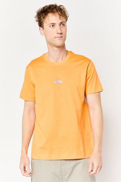 Givenchy Men Crew Neck Brand Logo Short Sleeve T-shirt, Orange