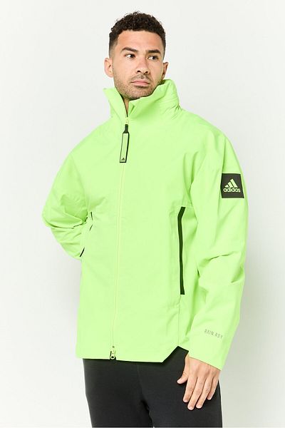 adidas Men Sportswear Fit Long Sleeves Training Jackets, Lime