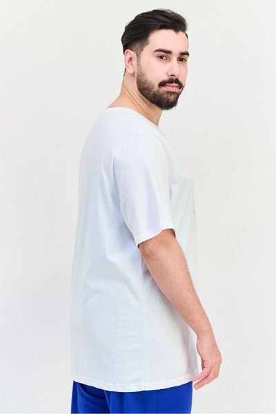 Puma X Njr Men Sportswear Fit Short Sleeves Football T-shirt, Off White