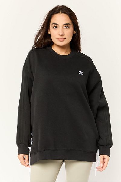 adidas Women Sportswear Fit Long Sleeves Outdoor Sweatshirts, Black