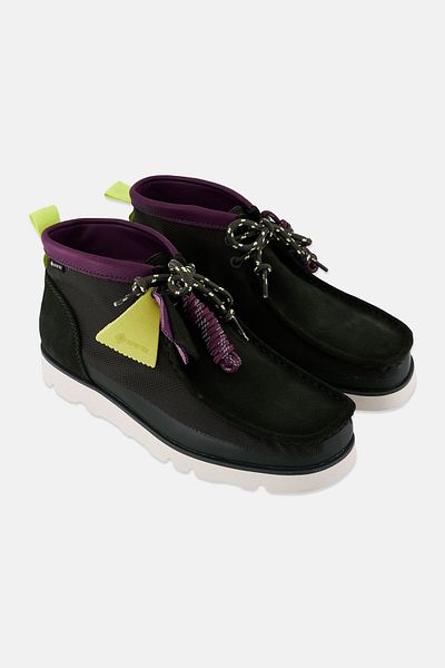 CLARKS Men Standard Wallabee2,0 Gtx Lace Up Ankle Boots, Dark Green