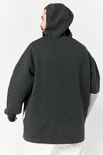 hoka Men Sportswear Fit Long Sleeves Outdoor Hoodies, Black