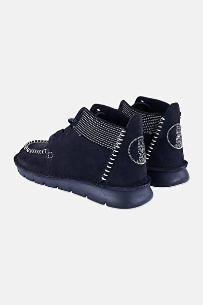 CLARKS Men Colehill Lace Up Ankle Boots, Navy Blue
