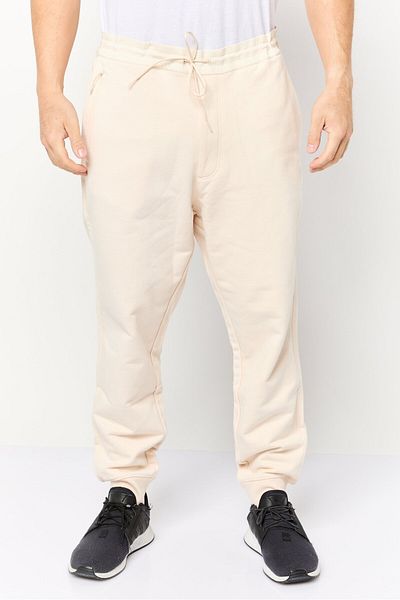 adidas Men Sportswear Fit Outdoor Sweatpants, Cream