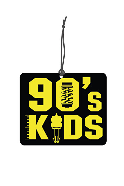 Genel Markalar 90 S Kids Görselli Dekoratif Oto Kokusu ve Aksesuar Seti