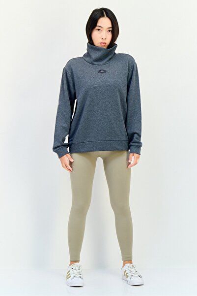 adidas Women Sportswear Fit Long Sleeve Outdoor Sweatshirt, Dark grey