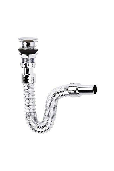 Polisu POLİSU PASLANMAZ POP-UP LAVABO SİFONU KROM