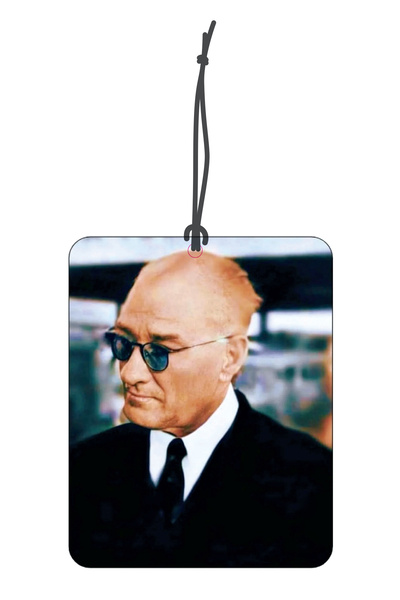 Meröka Karizma ATATÜRK Görselli Dekoratif Oto Kokusu ve Aksesuar Seti