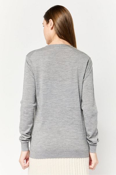 Harmont & Blaine Sport Women Sportswear Fit Long Sleeve Outdoor Sweater, Grey