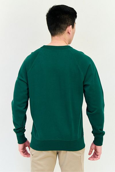 New Balance Men Relaxed Fit Long Sleeves Outdoor Sweatshirt, Green