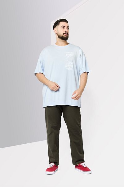 Givenchy Men Crew Neck Short Sleeve Graphic Print T-shirt, Blue