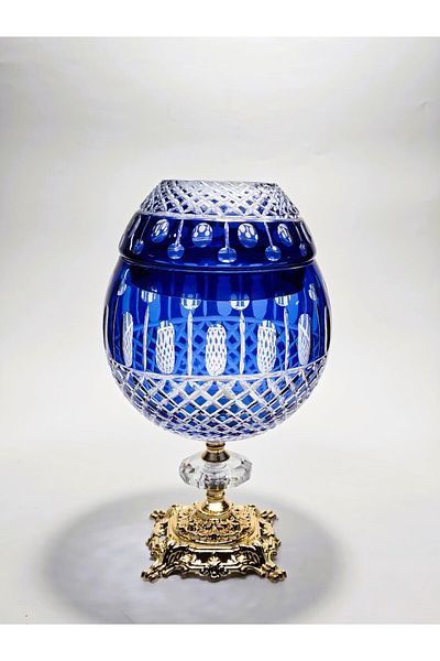 Kristal Market Ръчно изработена декоративна поставка за салфетки с крачета с кристален изрез